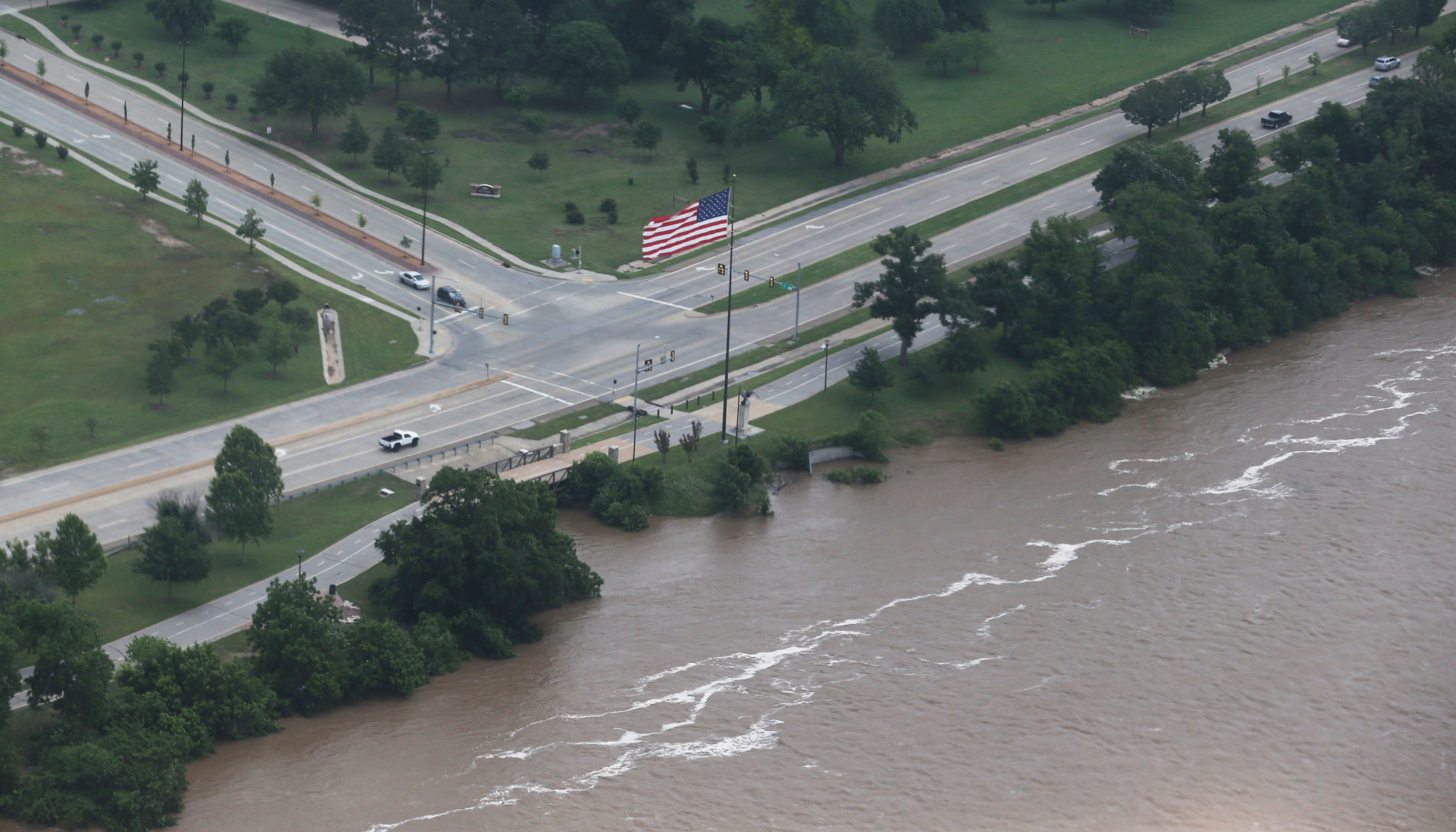 Flooding Aerial
